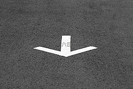 箭頭,街,路