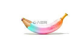 香蕉,鉛筆,多