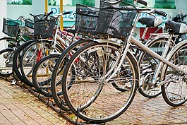 自行車,公園,車輪