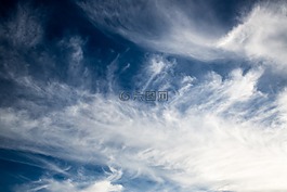 美丽的云彩,云,卷云