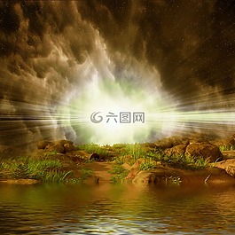 景觀,水,水洞