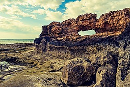 石,形成,海岸