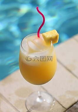 夏天,雞尾酒,含羞草