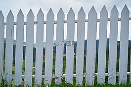 籬笆,堆,在戶(hù)外