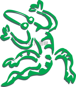 蜥蜴,尾巴,抽象
