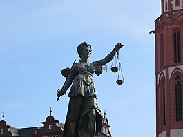 雕像,水平,司法