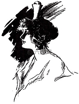 格林达好,肖像,图稿