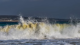 波,砸,泡沫