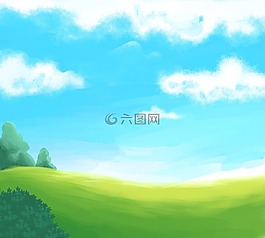 性質(zhì),草坪,天空