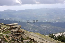 石头,山,thassos