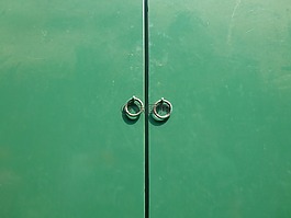 門,綠色,門環(huán)