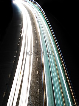 汽车,高速公路,光