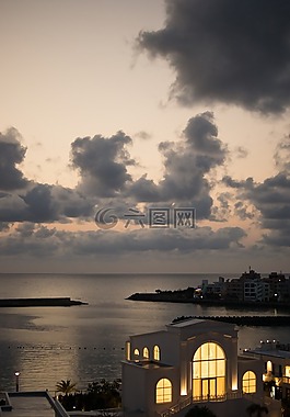 全景图,冲绳县,户外