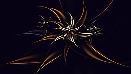 分形,花,幻想