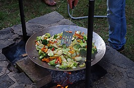 火,烹飪,蔬菜