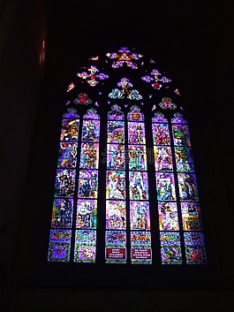 染色玻璃窗口,染色玻璃,教会窗口