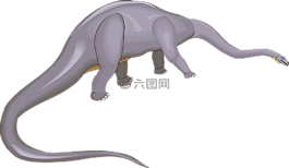 紫色,恐龍,傾斜