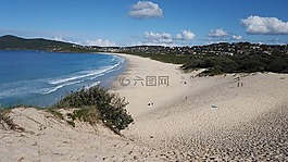 沙丘,海灘,海洋