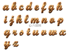 字母表,排字,类型