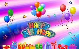 生日,生日快樂,氣球