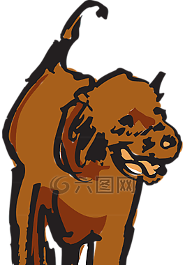 狗,棕色,animmal