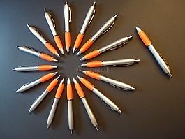 筆,橙,對稱性