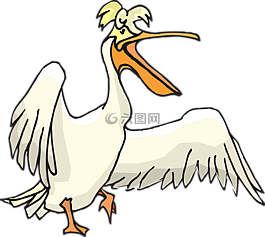 鵜,海鳥,郵袋