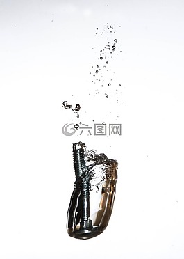 螺釘,水,泡沫