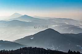 丘陵,山,景观