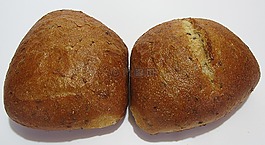 滚,黑麦,香菜包子