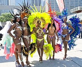 多伦多加勒比节日,caribana,妇女