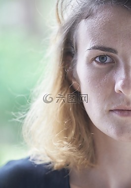 肖像,妇女,年轻