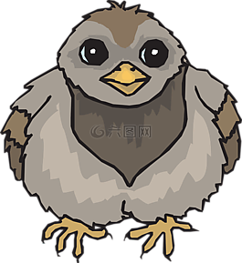 嬰兒,鳥,翅膀