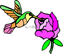 漆,花,鳥