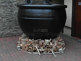 大鍋,萬圣節,巫婆