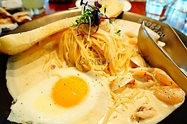 食品,雞蛋,意大利面