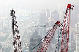 全景,上海,大城市
