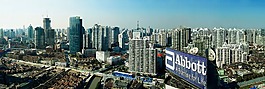 全景,上海,大城市