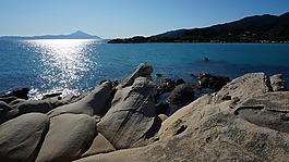 希腊,calkidiki,岩石