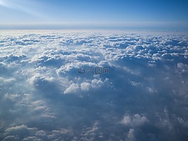 天空,蓝色,云
