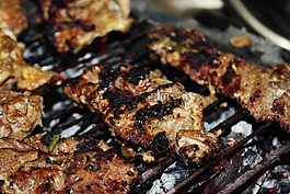 燒烤,肉,食品
