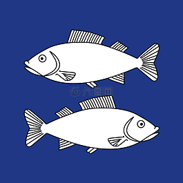 藍(lán)色,相反,魚