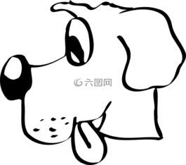 狗,舌頭,卡住