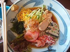 日本,冷,面條