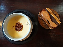 日本,大豆,布丁