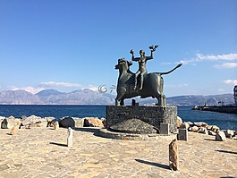 夏季假日,克里特島,雕像