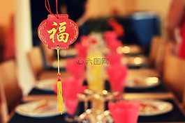 亞洲,晚餐,裝飾