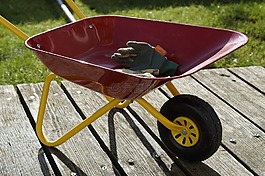 园艺,儿童玩具,独轮车