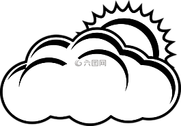 云,太陽,陰