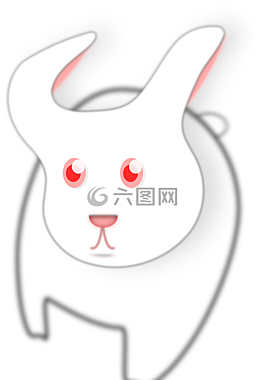 臉,白,兔子